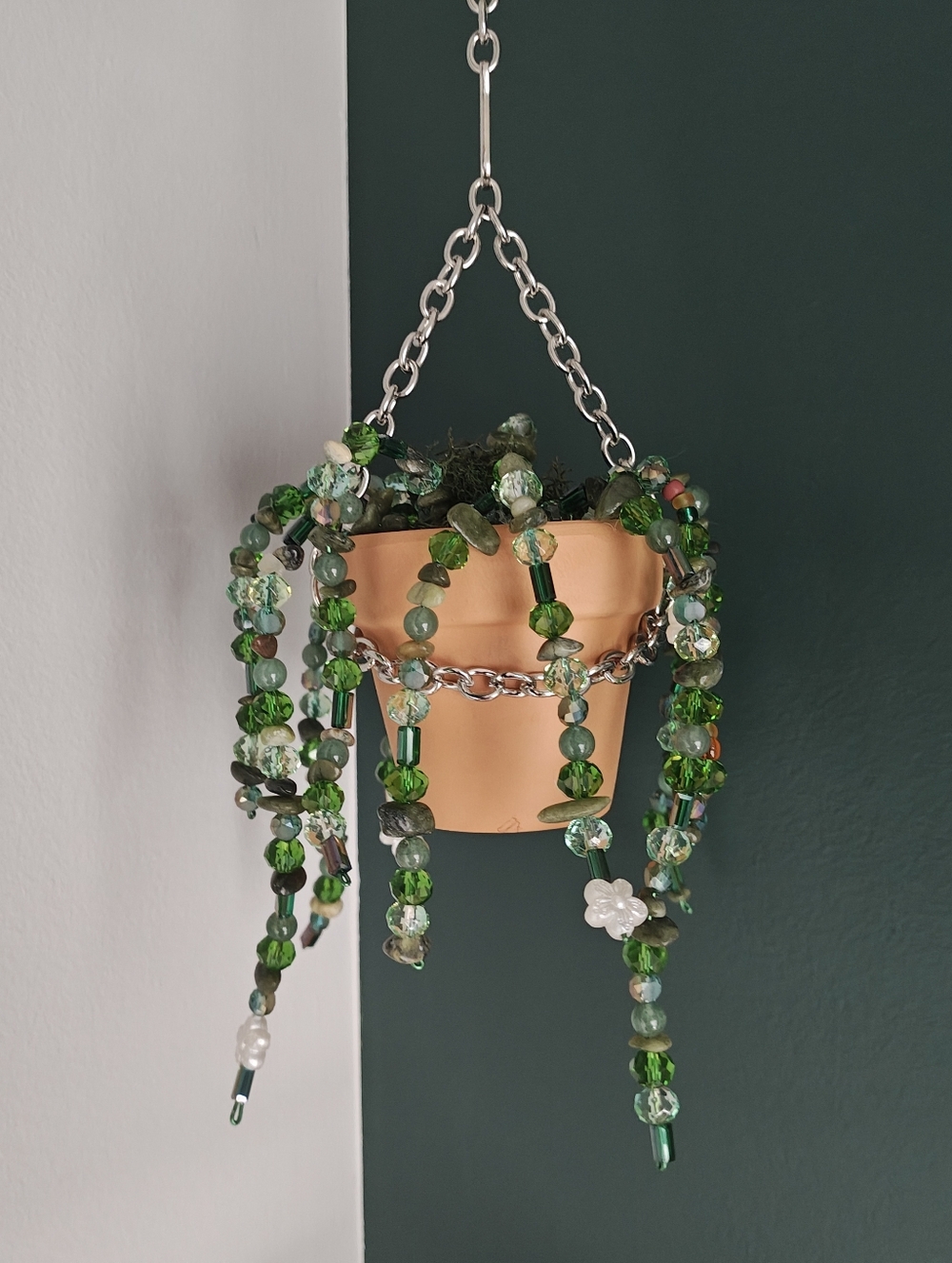 Mini Handmade Beaded Plant 🪴
